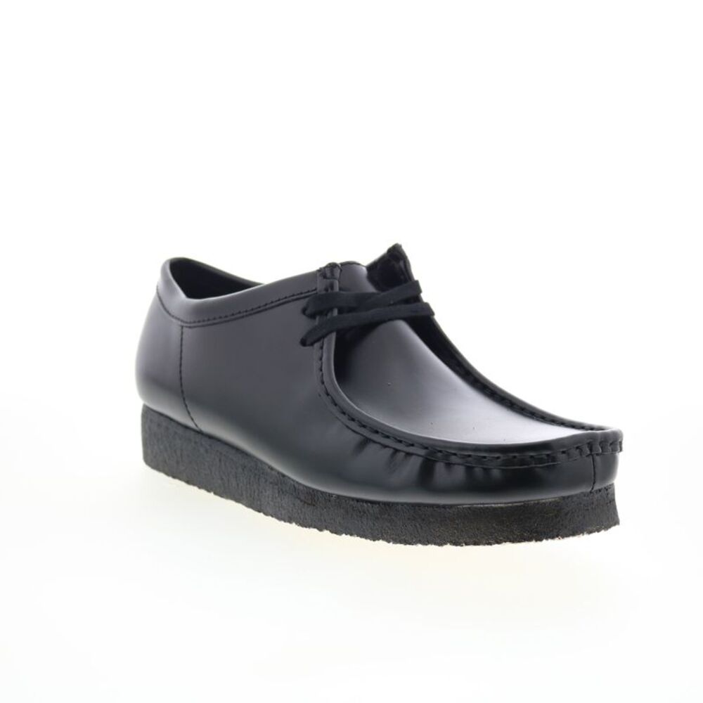 Clarks Mens Wallabee Black Shoes (NWT) - Picture 2 of 7